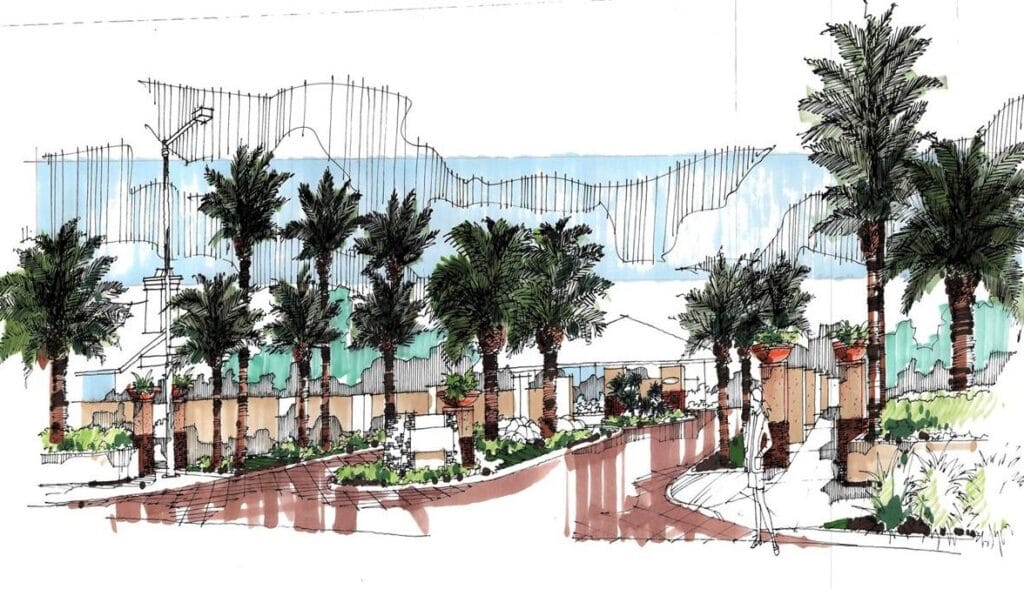 ENTRY GATE AT THE RIDGE